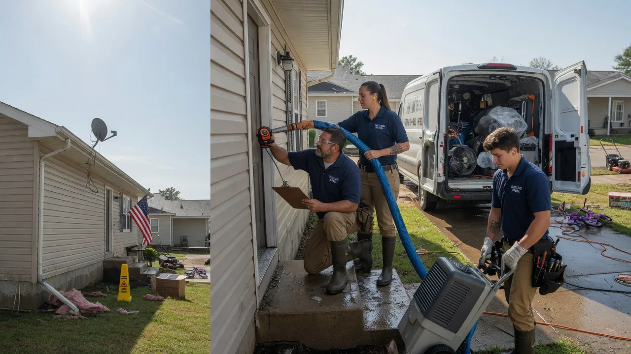 Ceiling Water Damage Restoration in Spragueville, IA near me